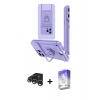 MARSİLYAN™- iPhone 15 Pro Kılıf Vadi Form Prime - Siyah Bilvis 5in1 3D Magic Cam Ekran Koruyucu + Raze Metal Kamera Lens - GS