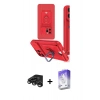MARSİLYAN™- iPhone 15 Pro Kılıf Vadi Form Prime - Siyah Bilvis 5in1 3D Magic Cam Ekran Koruyucu + Raze Metal Kamera Lens - TMGI