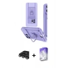 MARSİLYAN™- iPhone 15 Pro Kılıf Vadi Form Prime - Siyah Bilvis 5in1 3D Magic Cam Ekran Koruyucu + Raze Metal Kamera Lens - TMGI