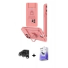 MARSİLYAN™- iPhone 15 Pro Kılıf Vadi Form Prime - Siyah Bilvis 5in1 5D Magic Hayalet Cam Ekran Koruyucu + Gümüş Raze Metal Kamera Lens