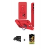 MARSİLYAN™- iPhone 15 Pro Kılıf Vadi Form Prime - Siyah Buffer Cam Ekran Koruyucu + Gümüş Raze Metal Kamera Lens