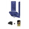 MARSİLYAN™- iPhone 15 Pro Kılıf Vadi Form Prime - Siyah Buffer Cam Ekran Koruyucu + Siyah Raze Metal Kamera Lens