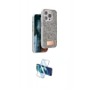 MARSİLYAN™- iPhone 15 Pro Kılıf Vadi Klasik Serisi - Siyah 3D Antistatik Seramik Nano Ekran Koruyucu
