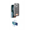 MARSİLYAN™- iPhone 15 Pro Kılıf Vadi Klasik Serisi - Siyah 3D Antistatik Seramik Nano Ekran Koruyucu