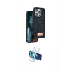 MARSİLYAN™- iPhone 15 Pro Kılıf Vadi Klasik Serisi - Siyah 3D Antistatik Seramik Nano Ekran Koruyucu