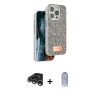 MARSİLYAN™- iPhone 15 Pro Kılıf Vadi Klasik Serisi - Siyah Joko Magic 5D Cam + Raze Metal Kamera Lens - GS