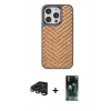 MARSİLYAN™- iPhone 15 Pro Kılıf Vadi Özel Seri - Şeffaf 360 Full Body Arka Koruyucu + Raze Metal Kamera Lens - LT