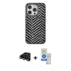 MARSİLYAN™- iPhone 15 Pro Kılıf Vadi Özel Seri - Şeffaf Royal Nano Ekran Koruyucu + Raze Metal Kamera Lens - SH