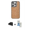 MARSİLYAN™- iPhone 15 Pro Kılıf Vadi Özel Seri - Şeffaf Royal Nano Ekran Koruyucu + Raze Metal Kamera Lens - SH