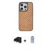 MARSİLYAN™- iPhone 15 Pro Kılıf Vadi Özel Seri - Siyah Joko Magic 5D Cam + Siyah Raze Metal Kamera Lens