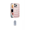 MARSİLYAN™- iPhone 15 Pro Kılıf Yadigar Doku Özel Seri - Siyah Joko Magic 5D Cam