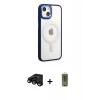 MARSİLYAN™- iPhone 15 Pro Kılıf Yankı Işık Özel Seri - Siyah Joko Magic 5D Hayalet Cam + Raze Metal Kamera Lens - SH