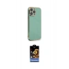 MARSİLYAN™- iPhone 15 Pro Kılıf Yankı Serisi - Siyah Buffer Hayalet Cam Ekran Koruyucu