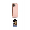 MARSİLYAN™- iPhone 15 Pro Kılıf Yankı Serisi - Siyah Buffer Hayalet Cam Ekran Koruyucu