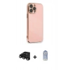 MARSİLYAN™- iPhone 15 Pro Kılıf Yankı Serisi - Siyah Joko Magic 5D Cam + Raze Metal Kamera Lens - SH