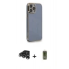 MARSİLYAN™- iPhone 15 Pro Kılıf Yankı Serisi - Siyah Joko Magic 5D Hayalet Cam + Raze Metal Kamera Lens - GS