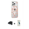 MARSİLYAN™- iPhone 15 Pro Kılıf Yörünge Işık Prime - Şeffaf Pasifik Cam Ekran Koruyucu + Raze Metal Kamera Lens - LT