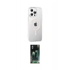 MARSİLYAN™- iPhone 15 Pro Kılıf Yörünge Koleksiyonu - Siyah 360 Mat Full Body Arka Koruyucu