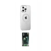 MARSİLYAN™- iPhone 15 Pro Kılıf Yörünge Koleksiyonu - Siyah 360 Mat Full Body Arka Koruyucu