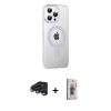 MARSİLYAN™- iPhone 15 Pro Kılıf Yörünge Koleksiyonu - Siyah Bilvis 3D Cam Ekran Koruyucu + Raze Metal Kamera Lens - LT
