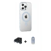 MARSİLYAN™- iPhone 15 Pro Kılıf Yörünge Koleksiyonu - Siyah Joko Magic 5D Cam + Raze Metal Kamera Lens - LT
