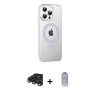 MARSİLYAN™- iPhone 15 Pro Kılıf Yörünge Koleksiyonu - Siyah Joko Magic 5D Cam + Raze Metal Kamera Lens - LT