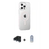 MARSİLYAN™- iPhone 15 Pro Kılıf Yörünge Koleksiyonu - Siyah Joko Magic 5D Cam + Raze Metal Kamera Lens - LT