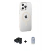MARSİLYAN™- iPhone 15 Pro Kılıf Yörünge Koleksiyonu - Siyah Joko Magic 5D Cam + Raze Metal Kamera Lens - LT