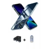 MARSİLYAN™- iPhone 15 Pro Kılıf Zirve Doku - Siyah Joko Magic 5D Cam + Raze Metal Kamera Lens - LT