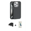 MARSİLYAN™- iPhone 15 Pro Kılıf Zirve Modern Prime - Şeffaf Pasifik Cam Ekran Koruyucu + Raze Metal Kamera Lens - GS