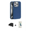 MARSİLYAN™- iPhone 15 Pro Kılıf Zirve Modern Prime - Şeffaf Pasifik Cam Ekran Koruyucu + Raze Metal Kamera Lens - SH