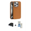 MARSİLYAN™- iPhone 15 Pro Kılıf Zirve Modern Prime - Şeffaf Royal Nano Ekran Koruyucu + Raze Metal Kamera Lens - LT