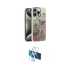 MARSİLYAN™- iPhone 15 Pro Kılıf Zirve Modern Prime - Siyah 3D Antistatik Seramik Nano Ekran Koruyucu
