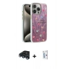 MARSİLYAN™- iPhone 15 Pro Kılıf Zirve Modern Prime - Siyah Bilvis 0.18mm Plus Cam Ekran Koruyucu + Raze Metal Kamera Lens - LT