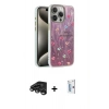 MARSİLYAN™- iPhone 15 Pro Kılıf Zirve Modern Prime - Siyah Bilvis 0.18mm Plus Cam Ekran Koruyucu + Raze Metal Kamera Lens - TMGI