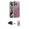 MARSİLYAN™- iPhone 15 Pro Kılıf Zirve Modern Prime - Siyah Bilvis 3D Cam Ekran Koruyucu + Raze Metal Kamera Lens - LT
