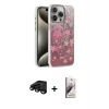 MARSİLYAN™- iPhone 15 Pro Kılıf Zirve Modern Prime - Siyah Bilvis 3D Mat Cam Ekran Koruyucu + Raze Metal Kamera Lens - SH