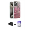 MARSİLYAN™- iPhone 15 Pro Kılıf Zirve Modern Prime - Siyah Bilvis 5in1 3D Magic Cam Ekran Koruyucu + Siyah Raze Metal Kamera Lens