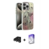 MARSİLYAN™- iPhone 15 Pro Kılıf Zirve Modern Prime - Siyah Bilvis 5in1 3D Magic Cam Ekran Koruyucu + Raze Metal Kamera Lens - TMGI