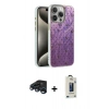 MARSİLYAN™- iPhone 15 Pro Kılıf Zirve Modern Prime - Siyah Bilvis Hayalet Cam Ekran Koruyucu + Raze Metal Kamera Lens - LT