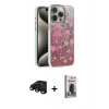 MARSİLYAN™- iPhone 15 Pro Kılıf Zirve Modern Prime - Siyah Bilvis Hayalet Cam Ekran Koruyucu + Raze Metal Kamera Lens - SH