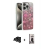 MARSİLYAN™- iPhone 15 Pro Kılıf Zirve Modern Prime - Siyah Bilvis Hayalet Cam Ekran Koruyucu + Raze Metal Kamera Lens - TMGI
