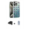 MARSİLYAN™- iPhone 15 Pro Kılıf Zirve Modern Prime - Siyah Joko Magic 5D Cam + Raze Metal Kamera Lens - GS