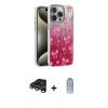 MARSİLYAN™- iPhone 15 Pro Kılıf Zirve Modern Prime - Siyah Joko Magic 5D Cam + Raze Metal Kamera Lens - GS