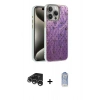 MARSİLYAN™- iPhone 15 Pro Kılıf Zirve Modern Prime - Siyah Joko Magic 5D Cam + Raze Metal Kamera Lens - GS