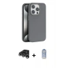 MARSİLYAN™- iPhone 15 Pro Kılıf Zirve Modern Prime - Siyah Joko Magic 5D Cam + Raze Metal Kamera Lens - GS