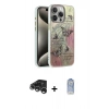 MARSİLYAN™- iPhone 15 Pro Kılıf Zirve Modern Prime - Siyah Joko Magic 5D Cam + Raze Metal Kamera Lens - GS
