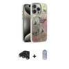 MARSİLYAN™- iPhone 15 Pro Kılıf Zirve Modern Prime - Siyah Joko Magic 5D Cam + Raze Metal Kamera Lens - LT
