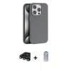 MARSİLYAN™- iPhone 15 Pro Kılıf Zirve Modern Prime - Siyah Joko Magic 5D Cam + Raze Metal Kamera Lens - LT