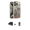 MARSİLYAN™- iPhone 15 Pro Kılıf Zirve Modern Prime - Siyah Joko Magic 5D Hayalet Cam + Raze Metal Kamera Lens - GS